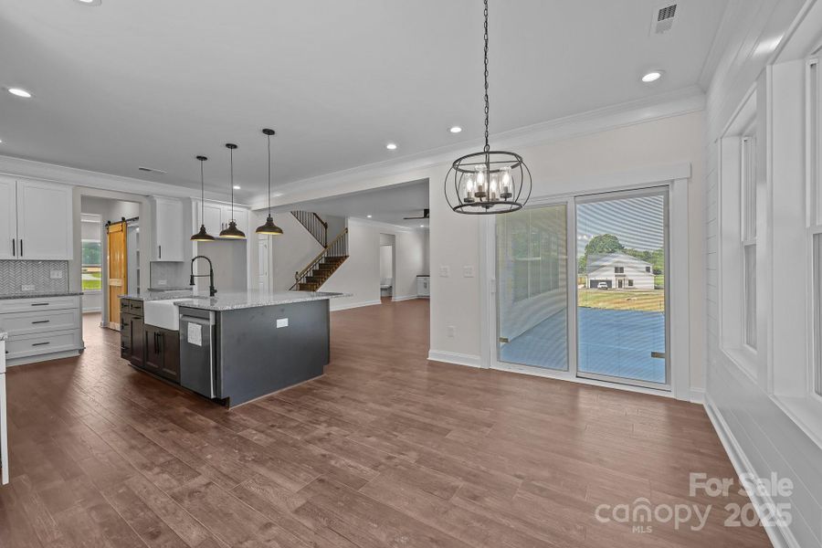 Furnished interior view inside a new home in , China Grove (Image 3).