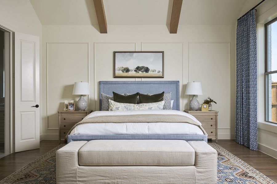 Representative furnished interior of a home built from the Dayton - SH 6421 by Shaddock Homes in Park Place - 80' Lots, Prosper (Image 13).