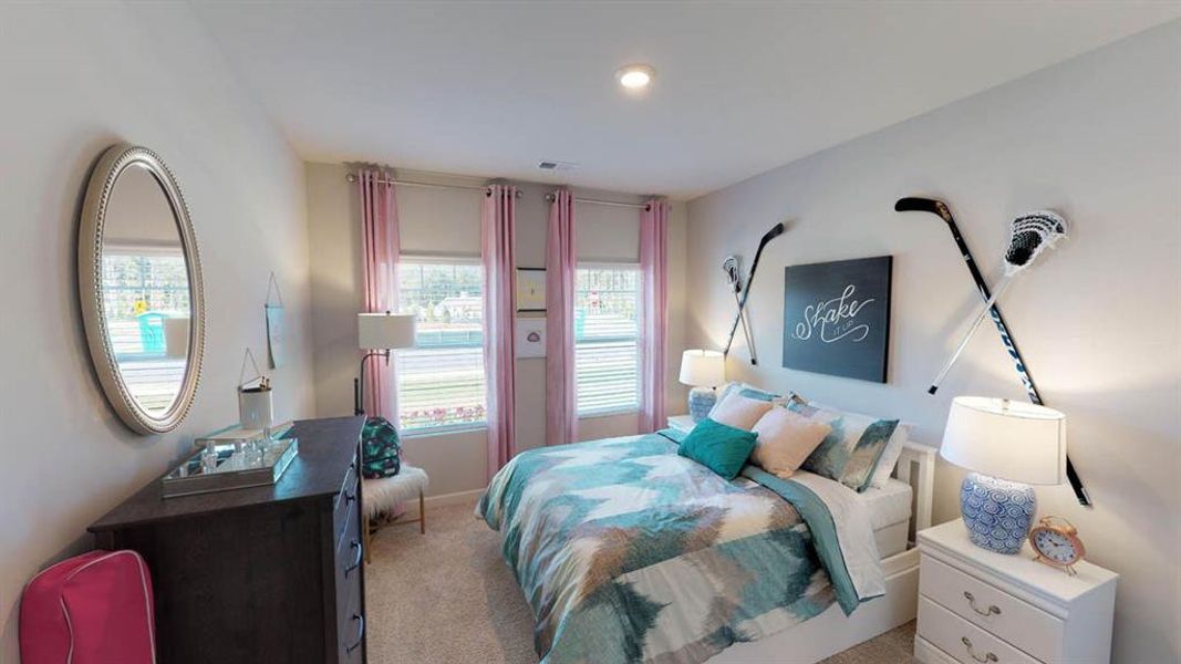 Furnished interior view inside a new home in Preserve at Dove Creek, Statham (Image 12).