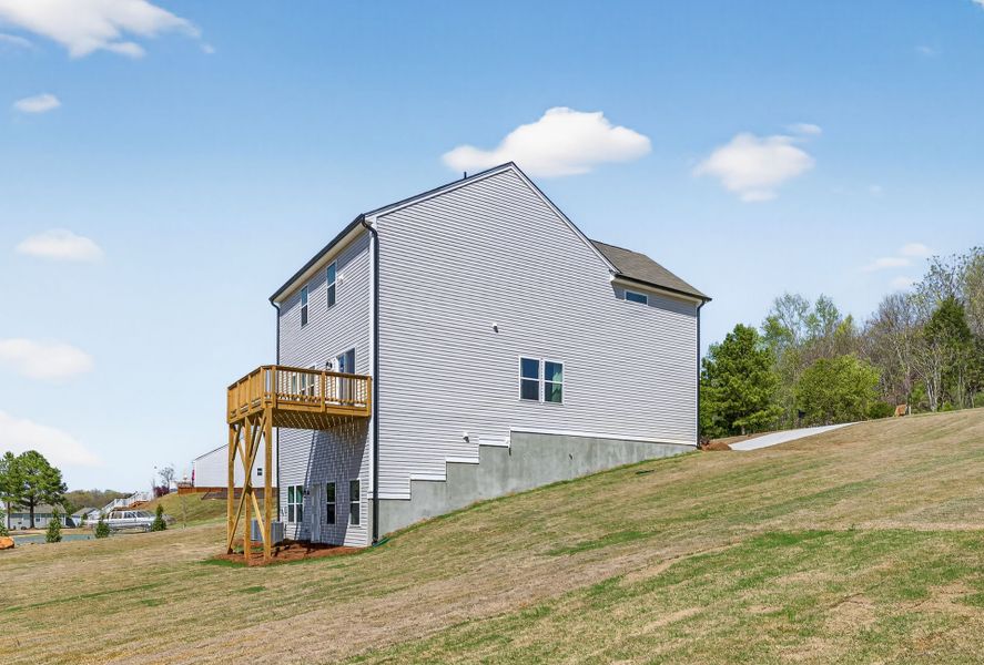 Exterior details and patio area of a home in Grandview, Albemarle (Image 3). Exterior details and patio area of a home in Grandview, Albemarle (Image 3).