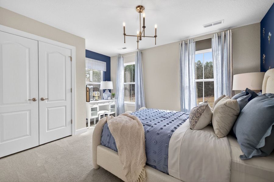 Representative furnished interior of a home built from the The Poppy by Chesapeake Homes in Neill's Pointe, Angier (Image 39). Representative furnished interior of a home built from the The Poppy by Chesapeake Homes in Neill's Pointe, Angier (Image 39).