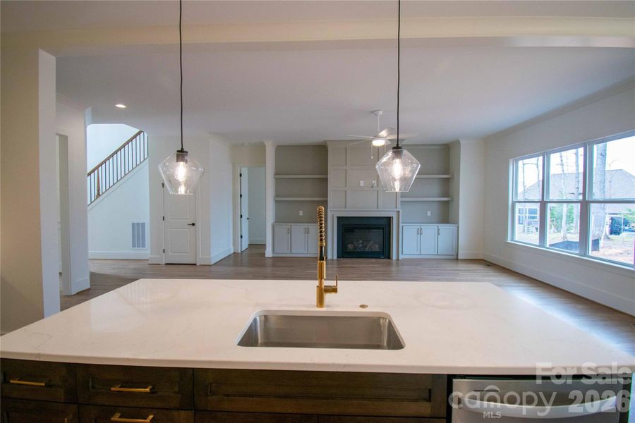 Furnished interior view inside a new home in , Hickory (Image 4).