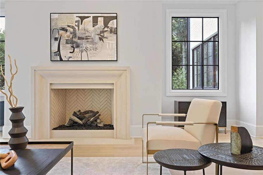 Furnished interior view inside a new home in , Atlanta (Image 39).