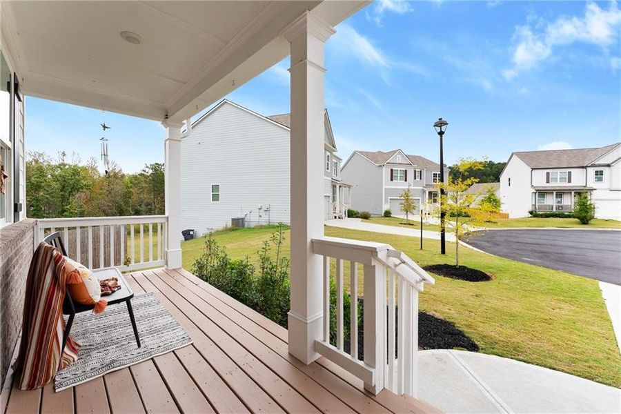 Exterior details and patio area of a home in , Dawsonville (Image 21).