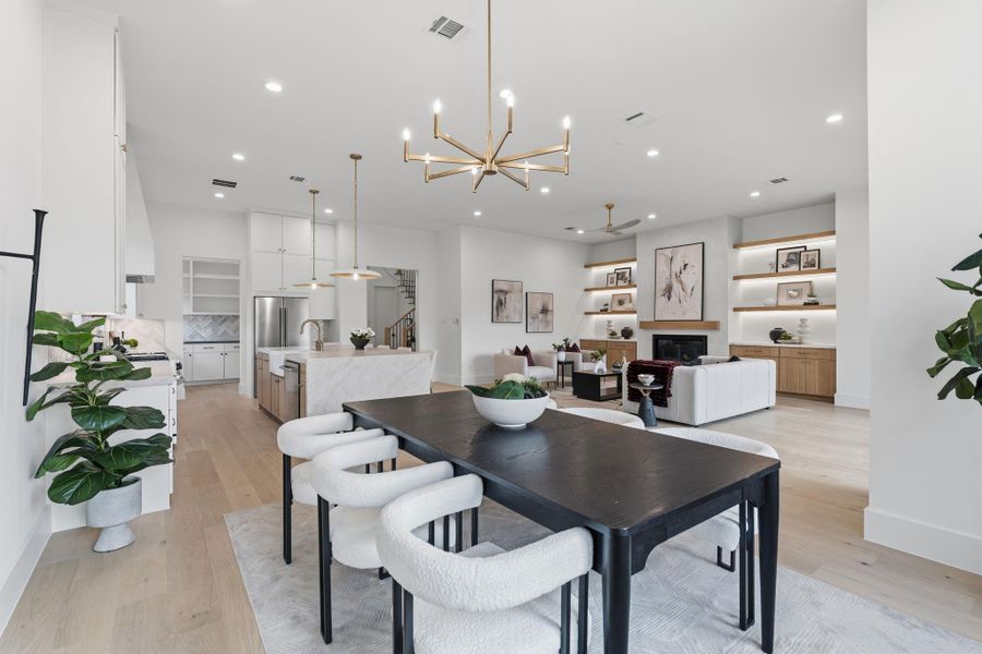 Furnished interior view inside a new home in , Houston (Image 31).