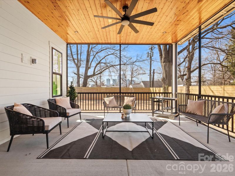 Exterior details and patio area of a home in , Charlotte (Image 3).