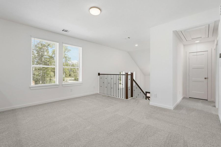 Spacious, unfurnished interior of a new home in Elyson: 55ft. lots, Katy (Image 20). Spacious, unfurnished interior of a new home in Elyson: 55ft. lots, Katy (Image 20).