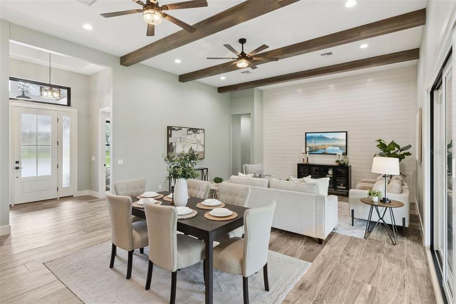 Furnished interior view inside a new home in , Winter Haven (Image 12). Furnished interior view inside a new home in , Winter Haven (Image 12).