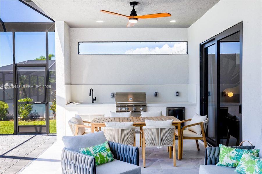 Exterior details and patio area of a home in , Cape Coral (Image 3).