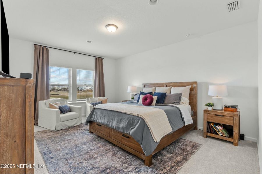 Furnished interior view inside a new home in Silver Landing at SilverLeaf, St. Augustine (Image 27).