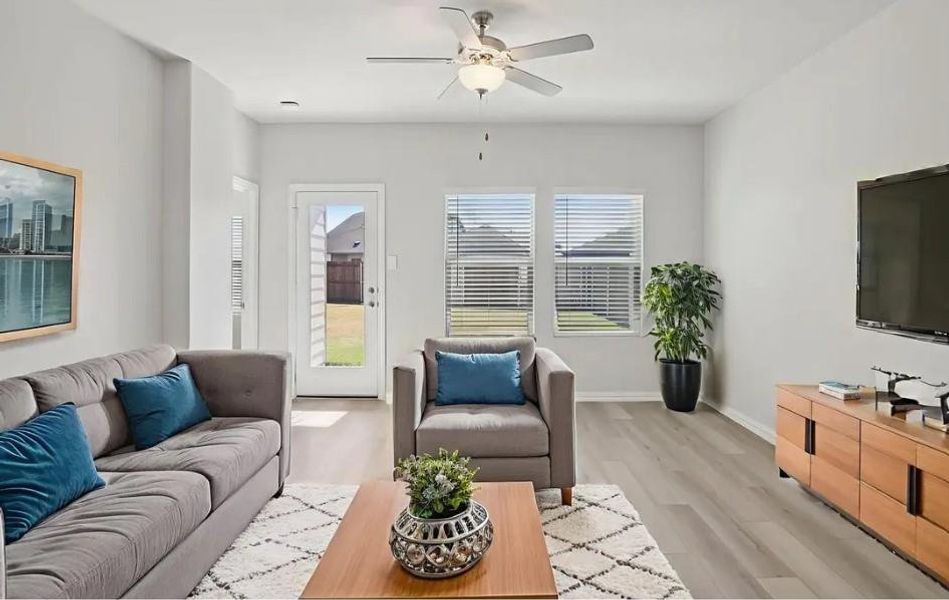 Photo is not of the actual home, but is an inspirational photo of builder’s model home and may depict options, furnishings, and/or decorator features that are not included