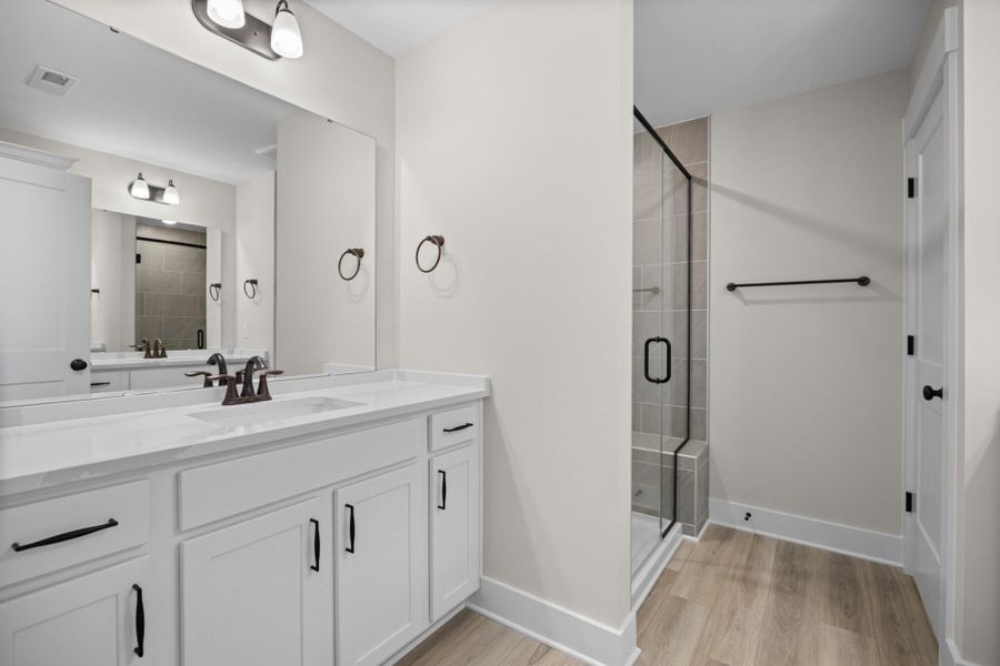 Furnished interior view inside a new home in Harbor Crossing, Greensboro (Image 15).