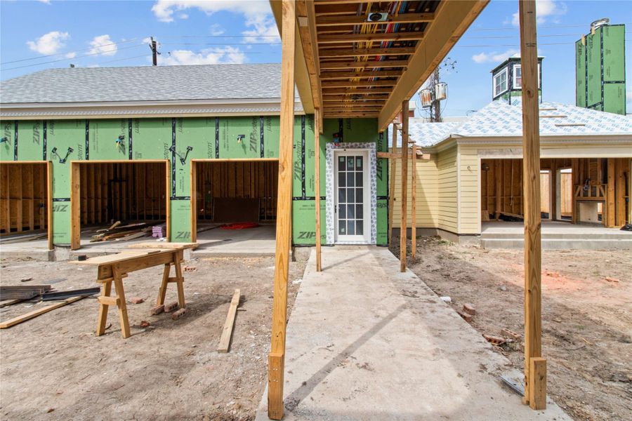 In-progress construction of a new home in , Houston, TX (Image 26).