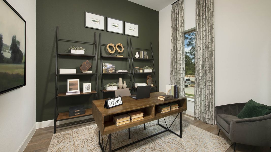 Furnished interior view inside a new home in Audubon Park 60', Magnolia (Image 3).