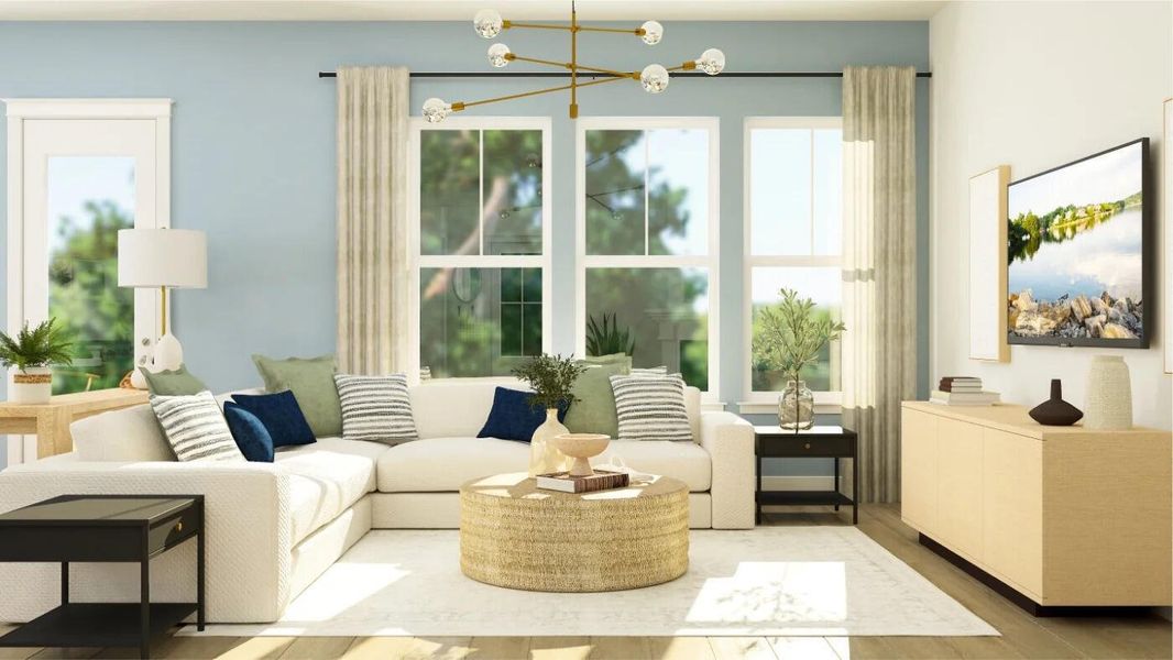 Furnished interior view inside a new home in Carnes Crossroads: Coastal Collection, Summerville (Image 5).