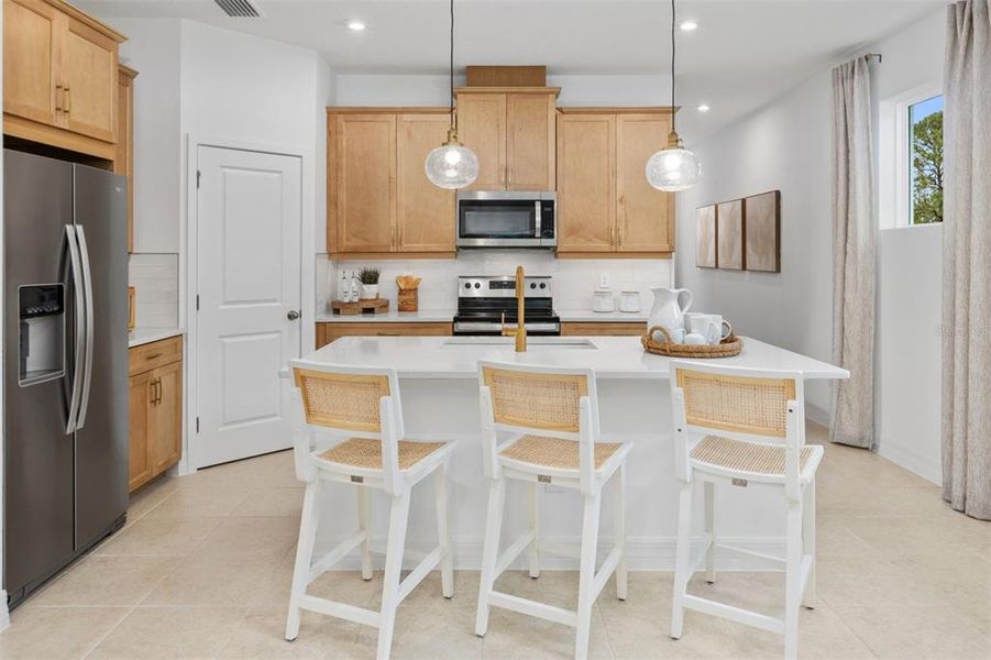 Furnished interior view inside a new home in Wellen Park, Venice (Image 10).