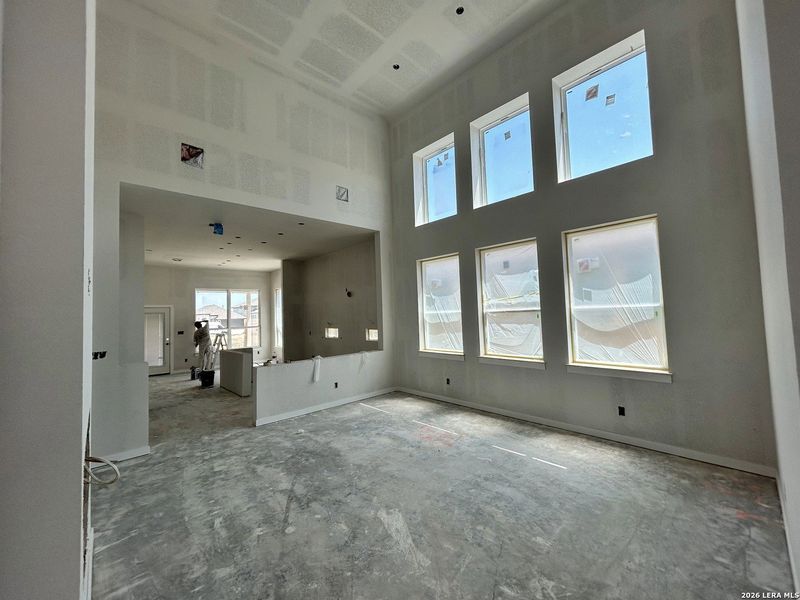In-progress construction of a new home in Legacy at Lake Dunlap, New Braunfels, TX (Image 8).
