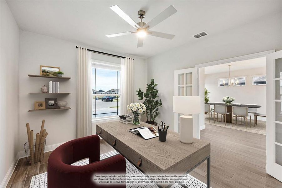 Furnished interior view inside a new home in Sonoma Verde, McLendon-Chisholm (Image 10).