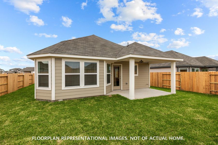 Front exterior of a new home in Indian Springs, Crosby, TX, highlighting curb appeal (Image 13).