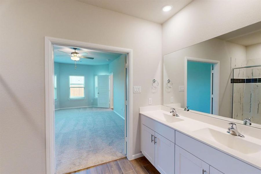 Furnished interior view inside a new home in Sanderos, Fort Worth (Image 10). Furnished interior view inside a new home in Sanderos, Fort Worth (Image 10).