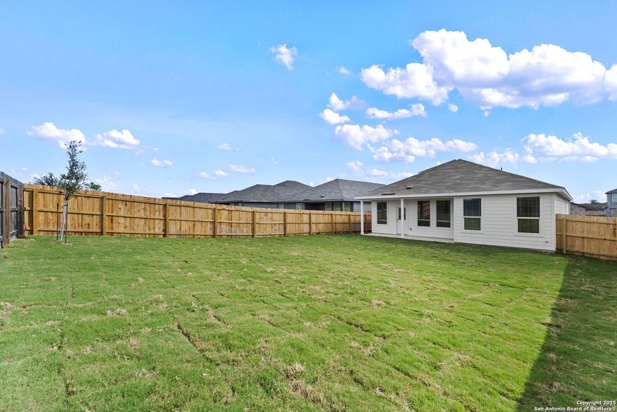 Exterior details and patio area of a home in Parkside: Coastline Collection, New Braunfels (Image 2). Exterior details and patio area of a home in Parkside: Coastline Collection, New Braunfels (Image 2).