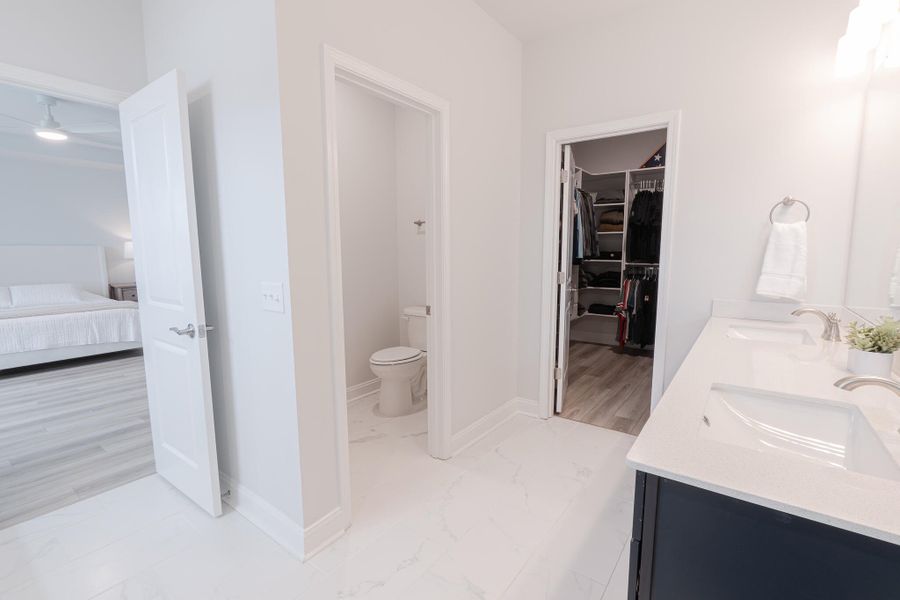 Furnished interior view inside a new home in Park's Edge at Carolina Bay, Charleston (Image 6). Furnished interior view inside a new home in Park's Edge at Carolina Bay, Charleston (Image 6).