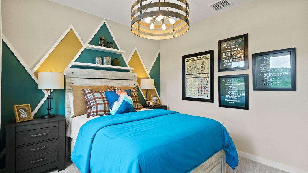 Representative furnished interior of a home built from the Castaway by DRB Homes in Willowbrook North, Winter Haven (Image 48).