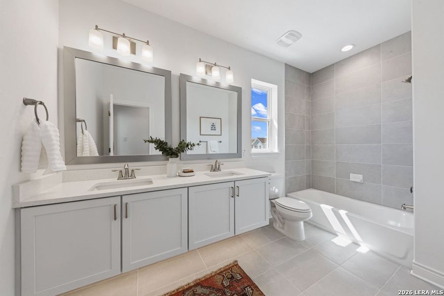 Furnished interior view inside a new home in Town Creek, New Braunfels (Image 8). Furnished interior view inside a new home in Town Creek, New Braunfels (Image 8).