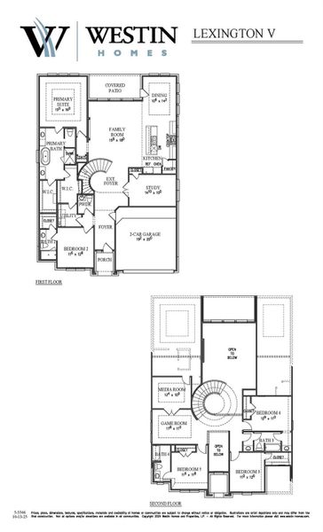 2D floor plan layout of this home in Brookewater, Rosenberg, TX (Image 3).