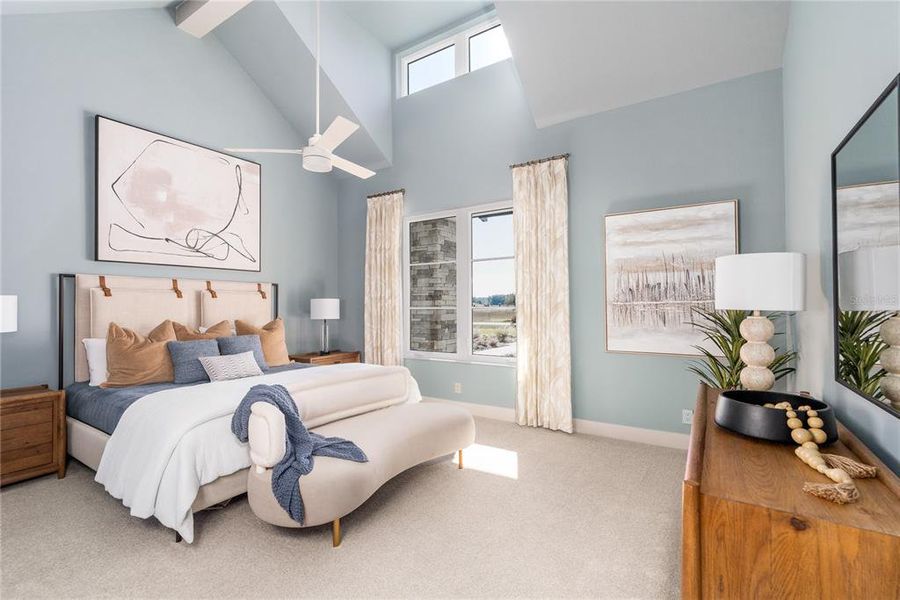 Furnished interior view inside a new home in , Archer (Image 26).