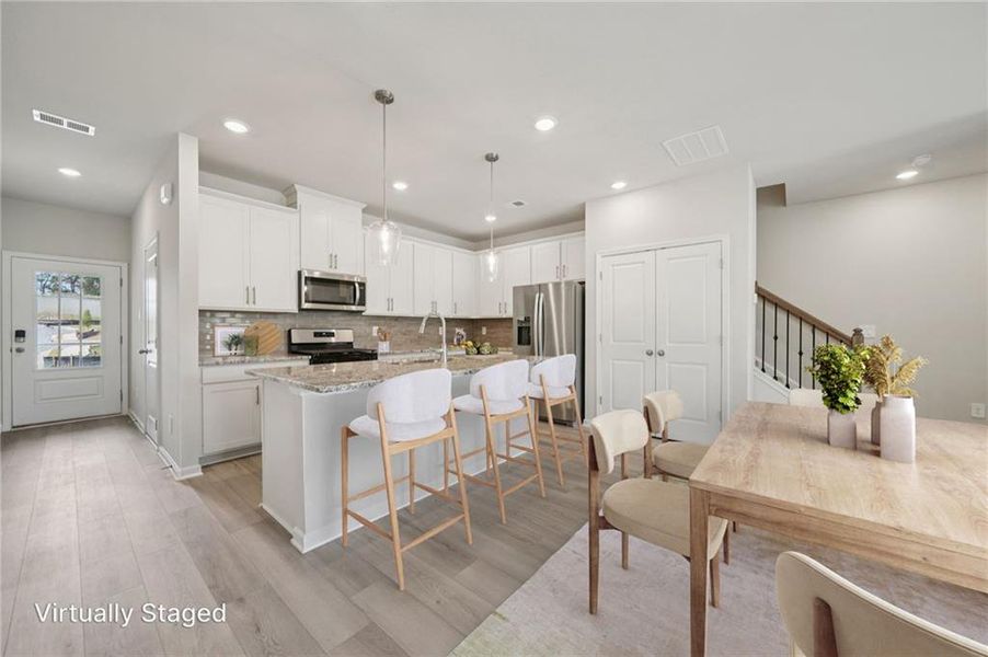 Furnished interior view inside a new home in Artisan Walk, Fairburn (Image 8).