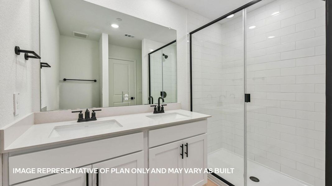 Furnished interior view inside a new home in Avery Centre, Round Rock (Image 11).