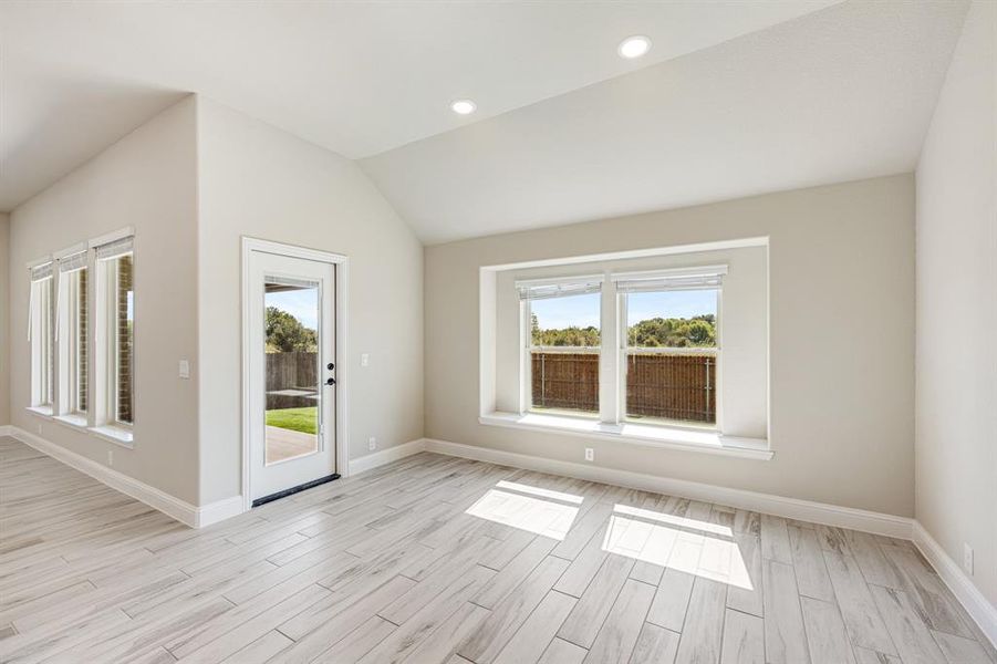 Spacious, unfurnished interior of a new home in The Grove, Midlothian (Image 24). Spacious, unfurnished interior of a new home in The Grove, Midlothian (Image 24).