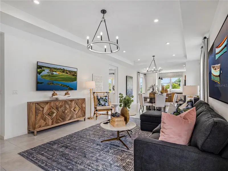 Furnished interior view inside a new home in , Lady Lake (Image 11). Furnished interior view inside a new home in , Lady Lake (Image 11).