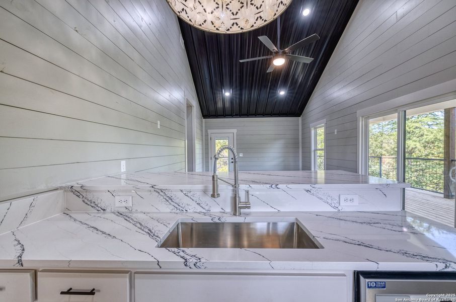 Furnished interior view inside a new home in , Leakey (Image 7).