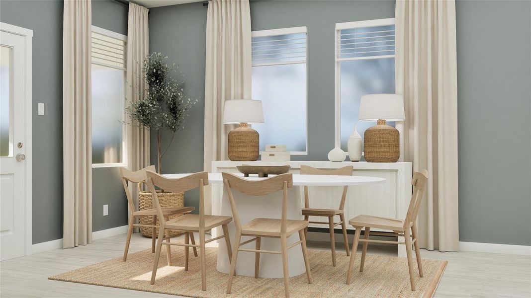 Furnished interior view inside a new home in Elm Creek, Elgin (Image 27).