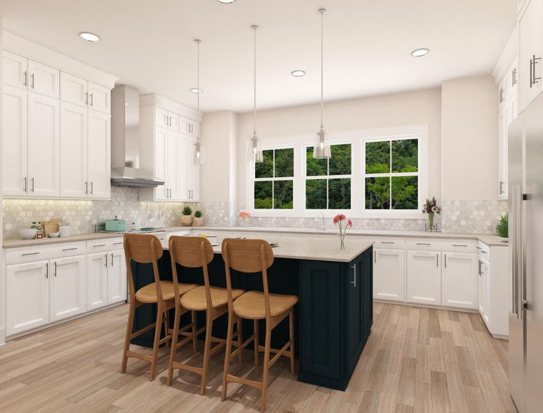 Furnished interior view inside a new home in Fiddler Cove, Mount Pleasant (Image 6). Furnished interior view inside a new home in Fiddler Cove, Mount Pleasant (Image 6).