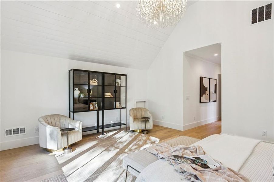 Furnished interior view inside a new home in , Atlanta (Image 36).