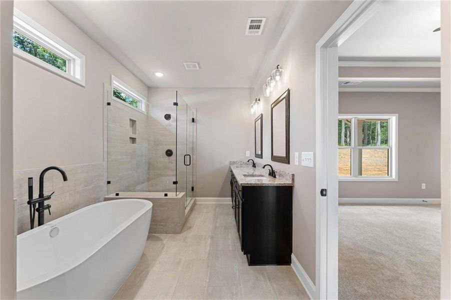 Furnished interior view inside a new home in , Jefferson (Image 9).