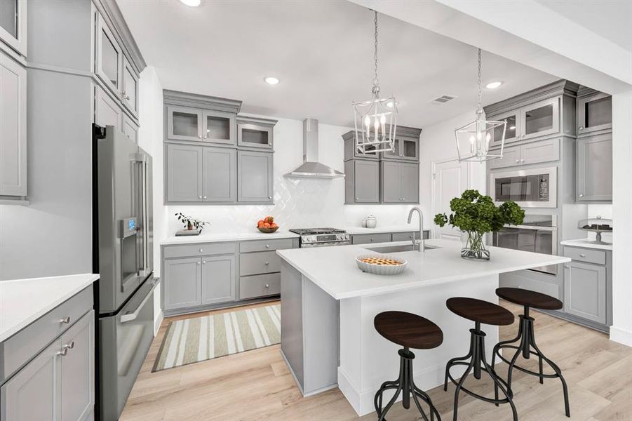 Furnished interior view inside a new home in Gateway Parks, Forney (Image 6). Furnished interior view inside a new home in Gateway Parks, Forney (Image 6).