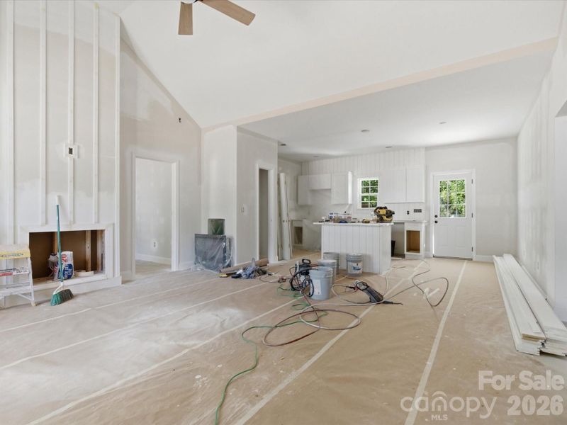 In-progress construction of a new home in , Clover, SC (Image 27).