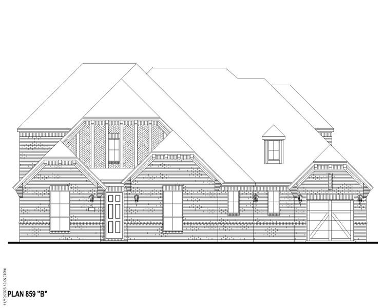 Plan 859 Elevation B