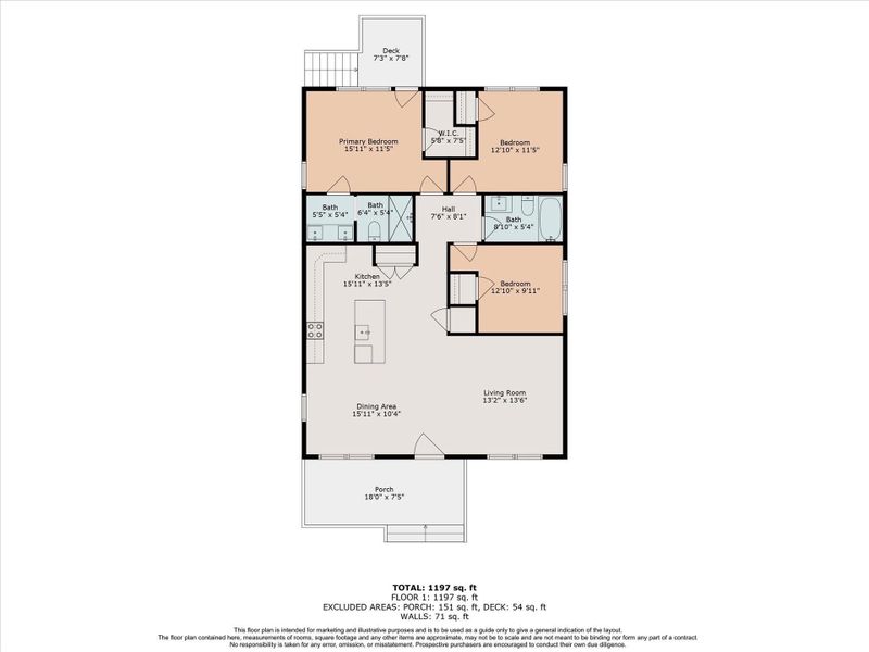 2D floor plan layout of this home in , Bellville, TX (Image 3).
