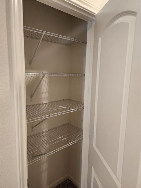 View of closet