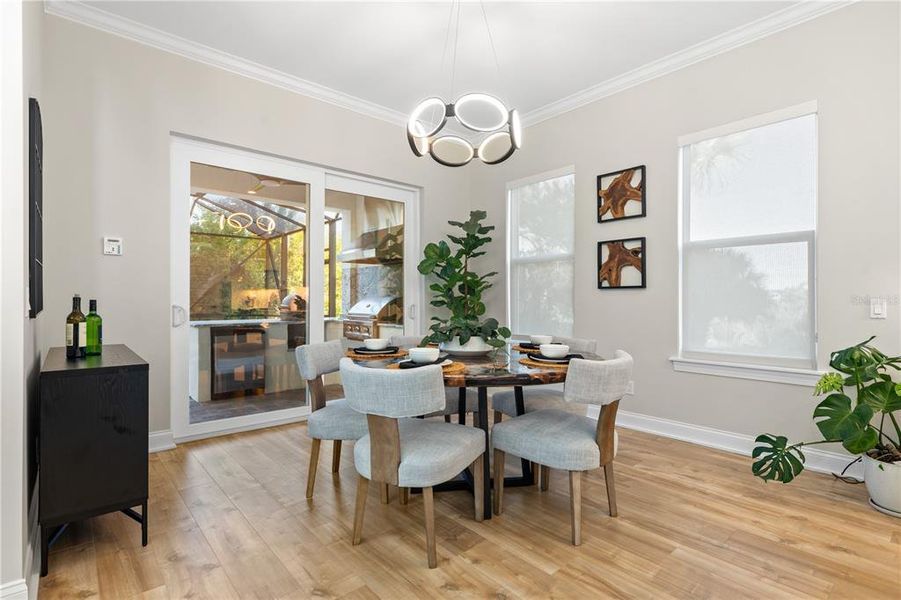 Furnished interior view inside a new home in , Flagler Beach (Image 55).