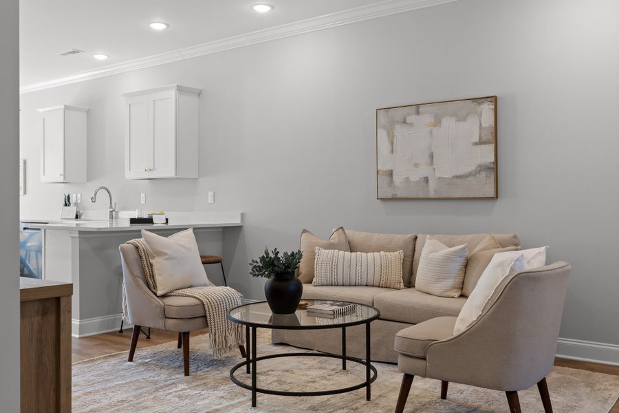 Furnished interior view inside a new home in The Eleuthera, Chattanooga (Image 7).