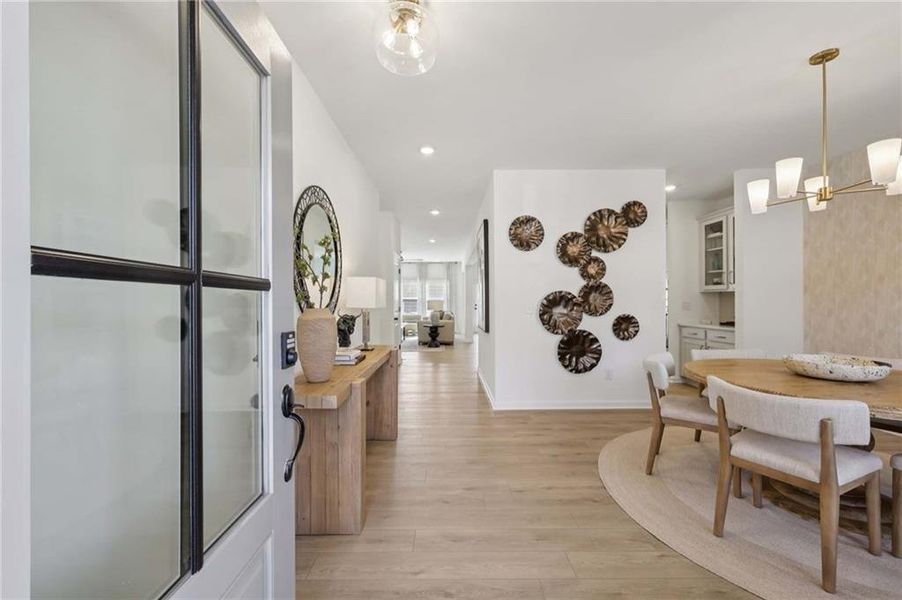 Furnished interior view inside a new home in Arbors at Richland Creek, Buford (Image 41).