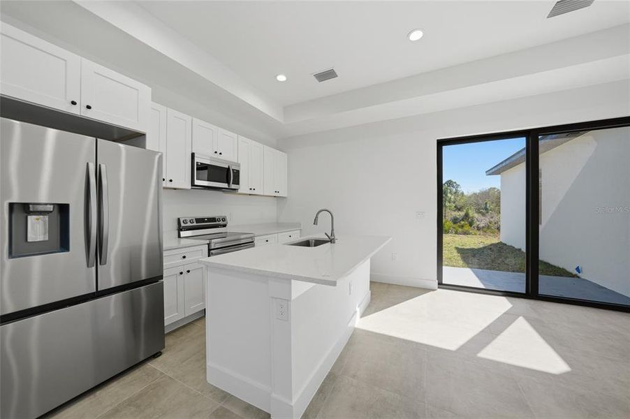 Furnished interior view inside a new home in , Punta Gorda (Image 10).