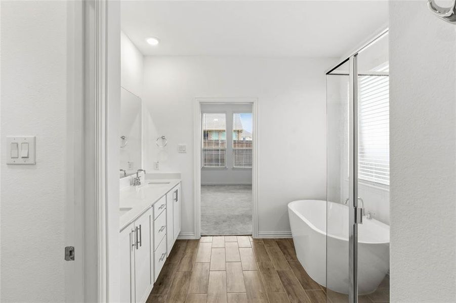 Furnished interior view inside a new home in Bridgewater, Princeton (Image 12).