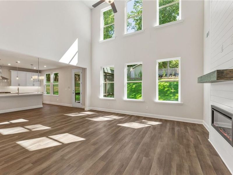 Spacious, unfurnished interior of a new home in Melody Lakeside Estates, Buford (Image 19).